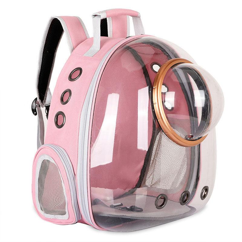 Cat Carrier Ping Bag Travel Breathable Transparent Space Capsule Backpack