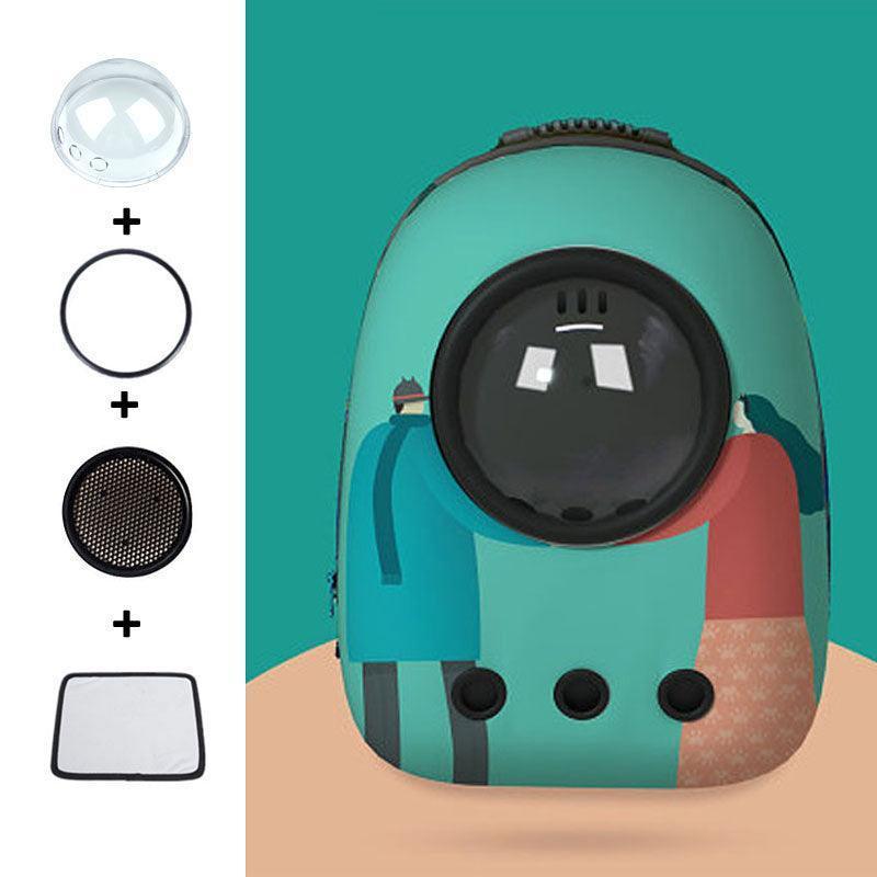 Cat Carrier protector Bag Transparent Breathable Capsule Cat Backpack