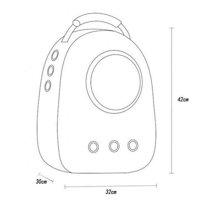 Cat Carrier Bag Capsule 13 Color Cat Backpack - MEWCATS