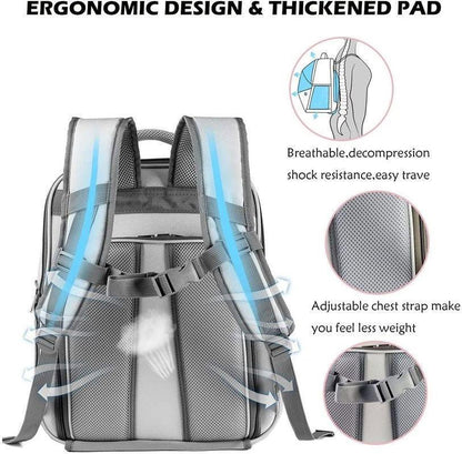 Cat Carrier Bag Outdoor Portable Foldable 4 Color Pet Backpack Expandable