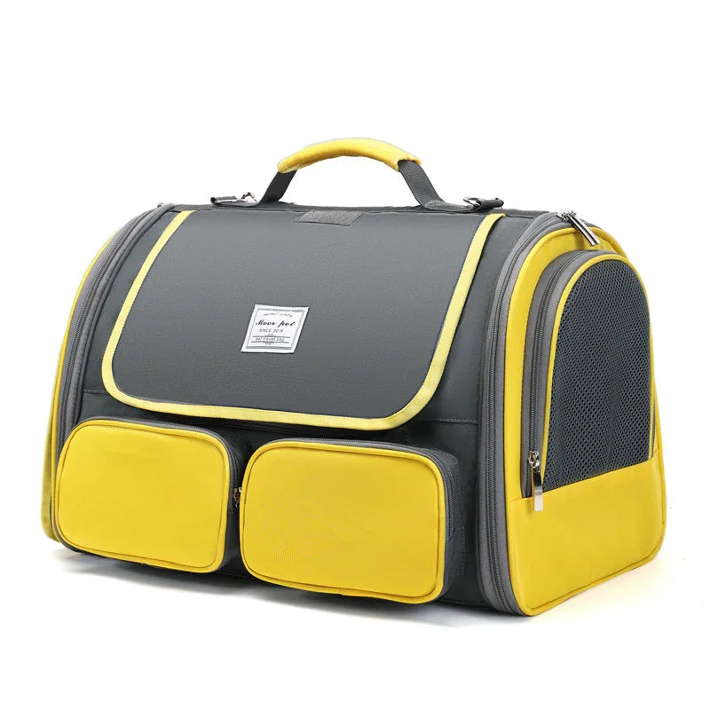 Cat Carrier Bag Foldable 4 Color Outdoor Travel Tote - MEWCATS