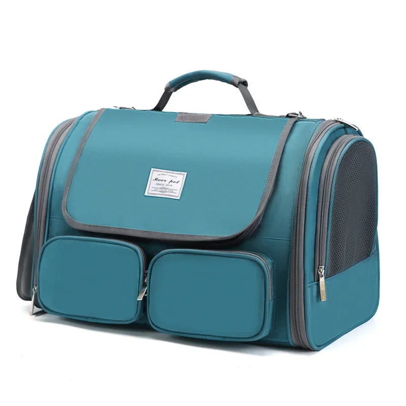 Cat Carrier Bag Foldable 4 Color Outdoor Travel Tote - MEWCATS