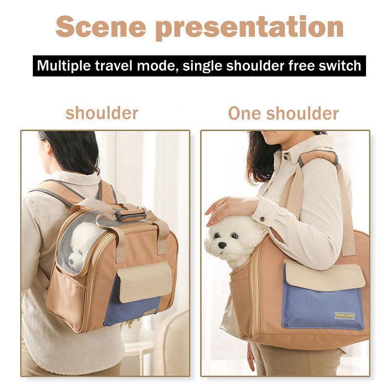 Cat Carrier Bag Foldable Breathable 3 Color Outdoors Handbags Pet Backpack