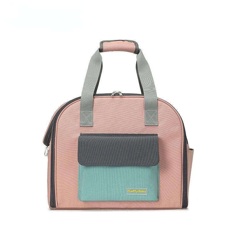 Cat Carrier Backpack Bag Foldable Expandable Tote Pink Outdoors Pet Handbag
