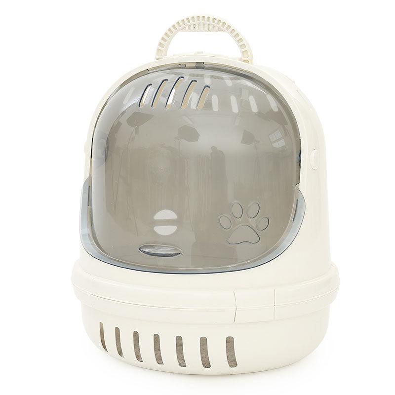 Cat Carrying Bag Transparent Portable White Space Capsule Pet Backpack