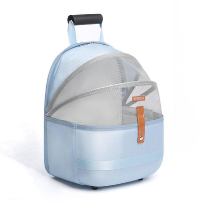 Cat Carrier Bag Portable White Travel Backpack