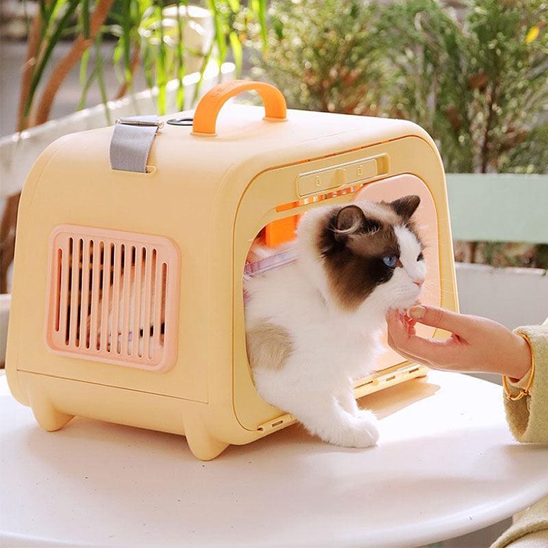 Cat Carrier Bag Tote Window Handbag 5 Color Pet Cage Box - MEWCATS