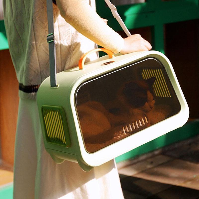 Cat Carrier Bag Tote Window Handbag 5 Color Pet Cage Box - MEWCATS