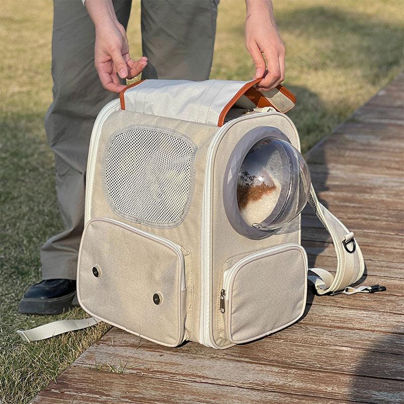 Cat Carrier Bag Travel Backpack with Bubble