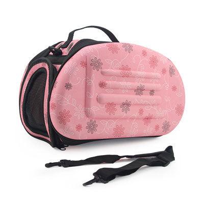 Cat Carrier Bag Travel Foldable Tote  Pink Portable Handbag Shoulder Bag