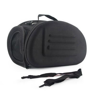 Cat Carrier Bag Travel Foldable Tote  Black Portable Handbag Shoulder Bag
