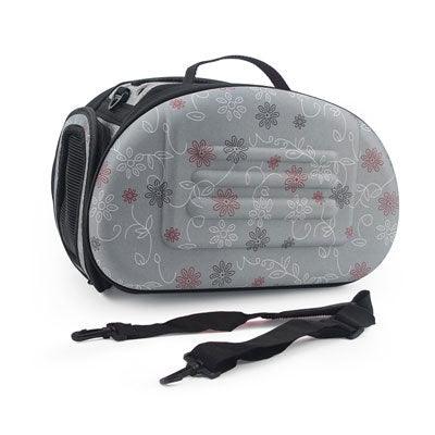 Cat Carrier Bag Travel Foldable Tote  Grey Portable Handbag Shoulder Bag