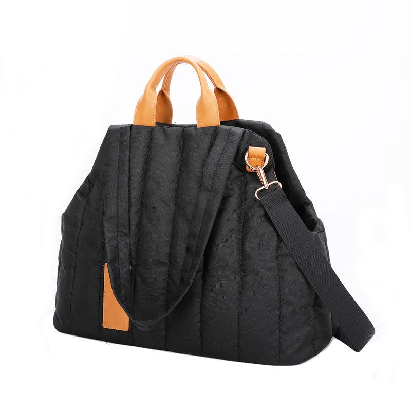 Cat Carrier Bag Waterproof Luxury Fashion Outdoor Travel Tote Black Pet Handbag