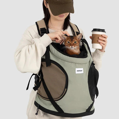 Cat Carrier Front Pack 3 Color Kitty Travel Backpack - MEWCATS