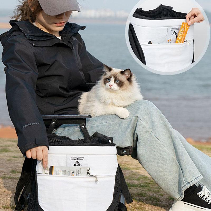 Cat Carrier Front Pack 3 Color Kitty Travel Backpack