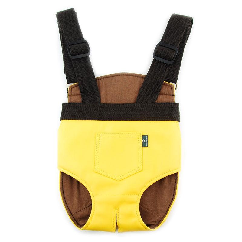 Cat Carrier Front Pack Bag Adjustable Backpack Outdoor Travel Yellow Pet sling bag
