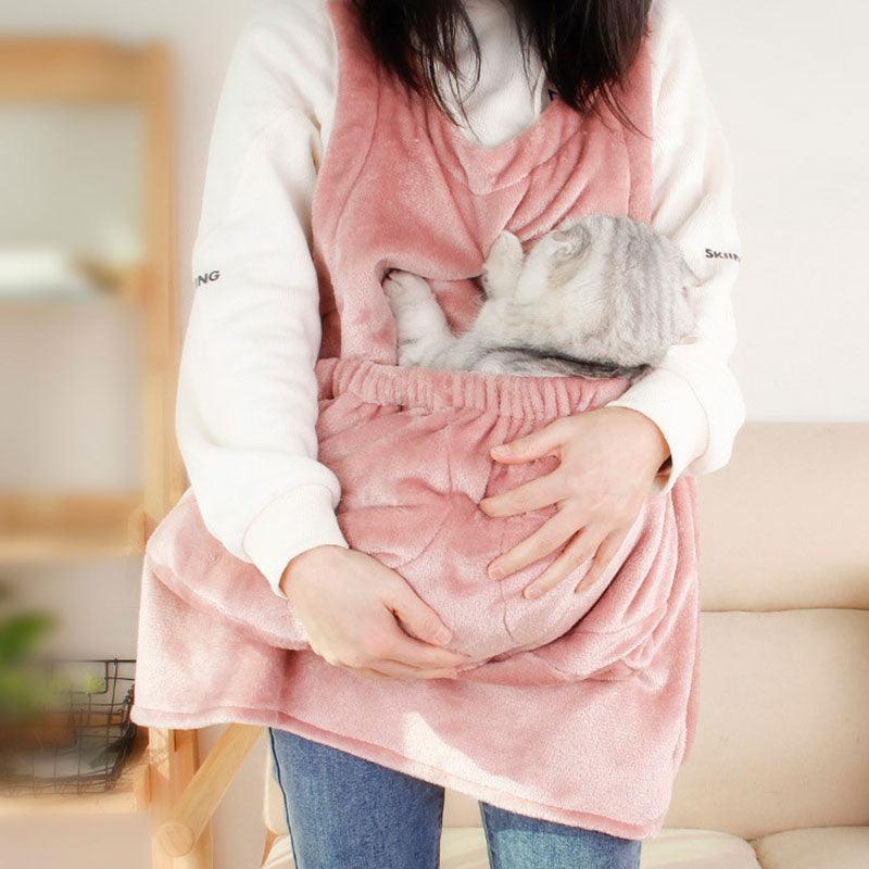Cat Carrier Hoodie Sleeping Bag Warm Apron