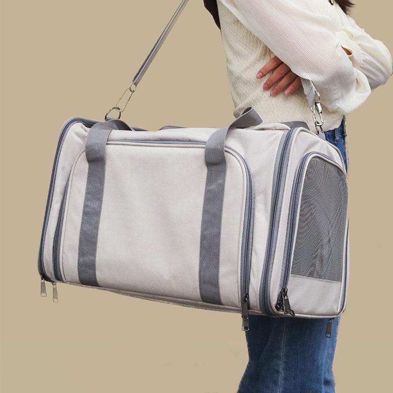 Cat Carrier On Wheels Tote Expandable 3 Style Rolling Luggage - MEWCATS