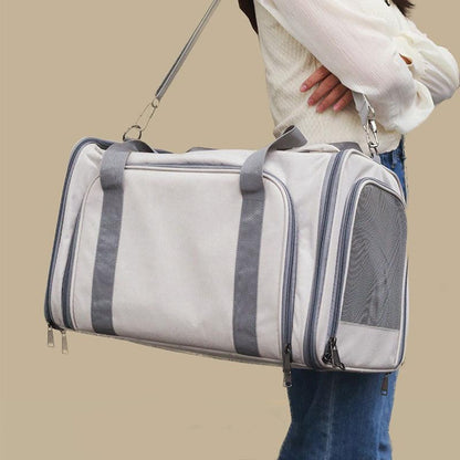 Cat Carrier On Wheels Tote Expandable 3 Style Rolling Luggage - MEWCATS