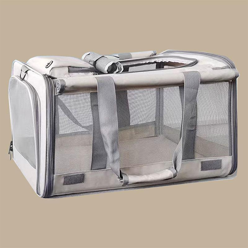 Cat Carrier On Wheels Tote Expandable 3 Style Rolling Luggage - MEWCATS