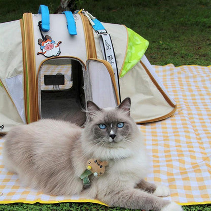 Cat Carrier Tent Foldable Large 2 Color Backpack - MEWCATS