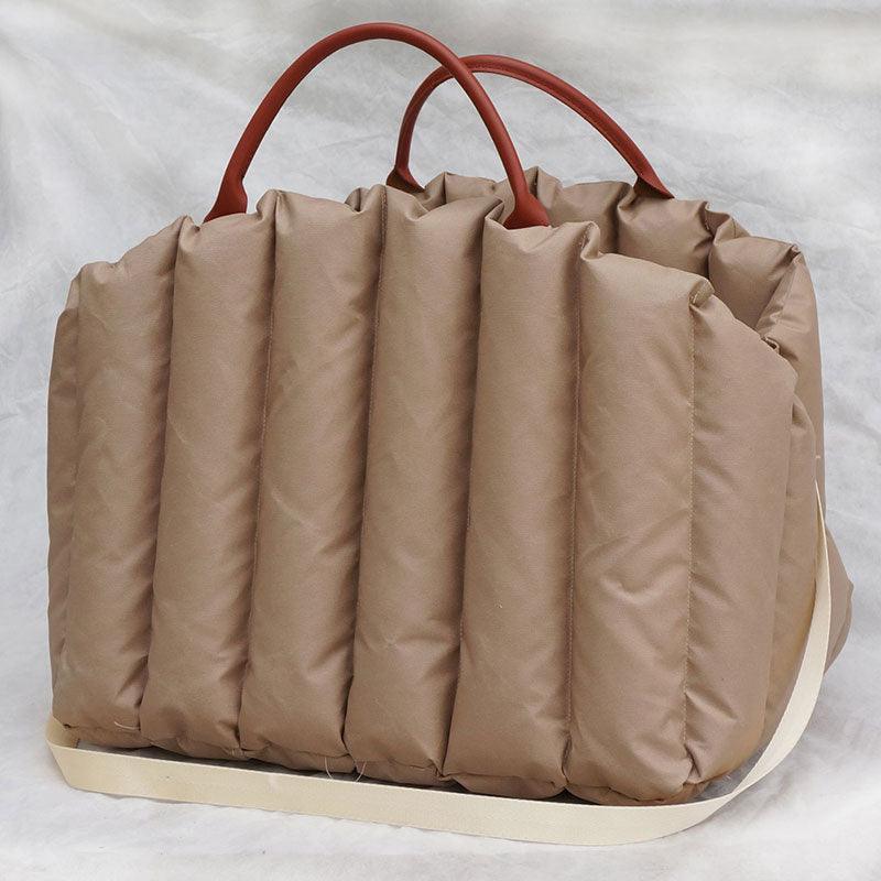 Cat Carrier Bag Warm Soft Portable Foldable Tote Coffee Outdoor Travel Pet Handbag