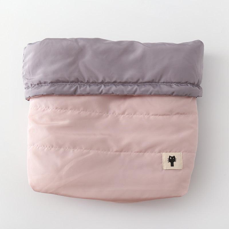 Cat Carrier Winter Travel Warm Portable Sleeping Bag PinkShoulder Bags