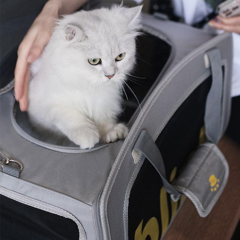 Large Capacity Cat Carrying Breathable Tote Bag For Car Road Trip Handbag