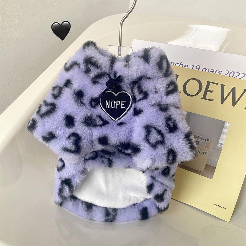 Cat Clothes 3 Color Winter Plush Warm Sweatshirts
