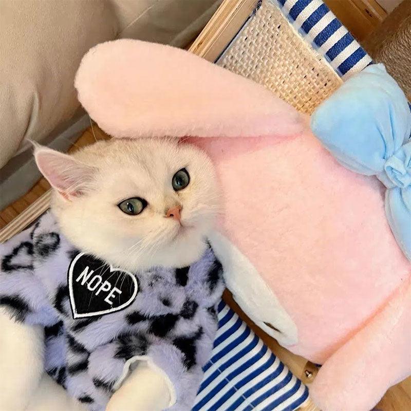 Cat Clothes 3 Color Winter Plush Warm Sweatshirts