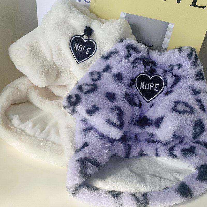 Cat Clothes 3 Color Winter Plush Warm Sweatshirts