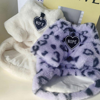 Cat Clothes 3 Color Winter Plush Warm Sweatshirts