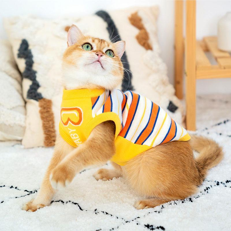 Cat Clothes 3 Color Winter Warm Sweater Vest