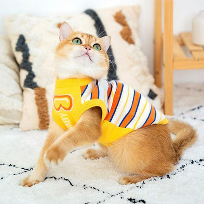 Cat Clothes 3 Color Winter Warm Sweater Vest