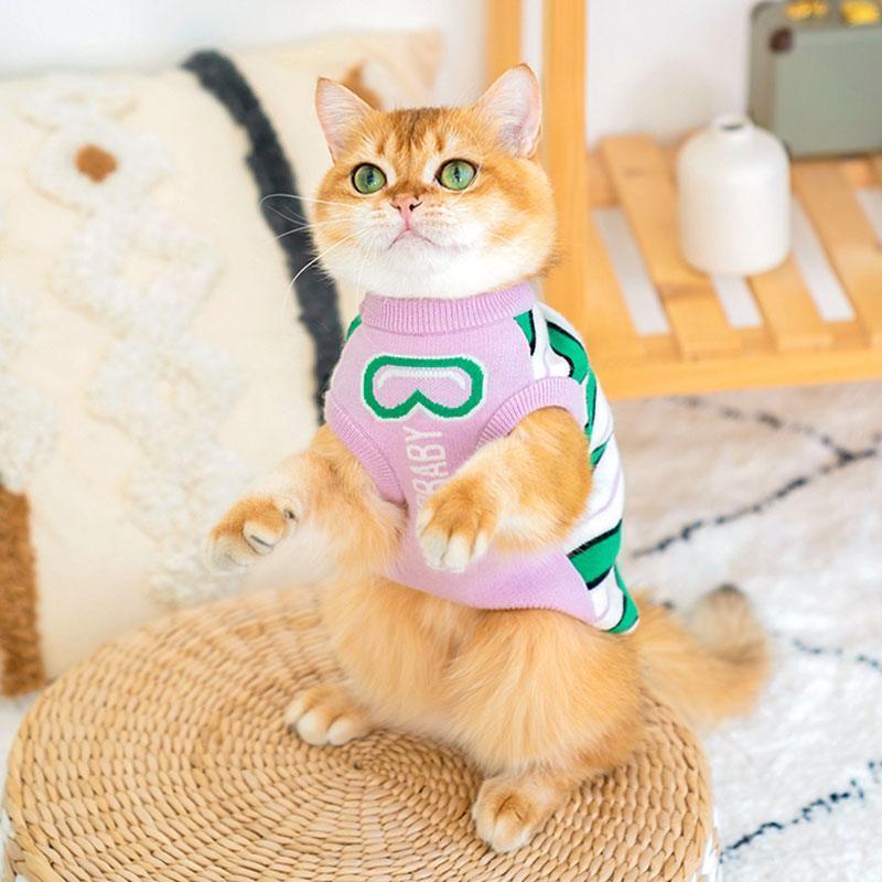 Cat Clothes 3 Color Winter Warm Sweater Vest Cat Clothes 3 Color Winter Warm Sweater Vest