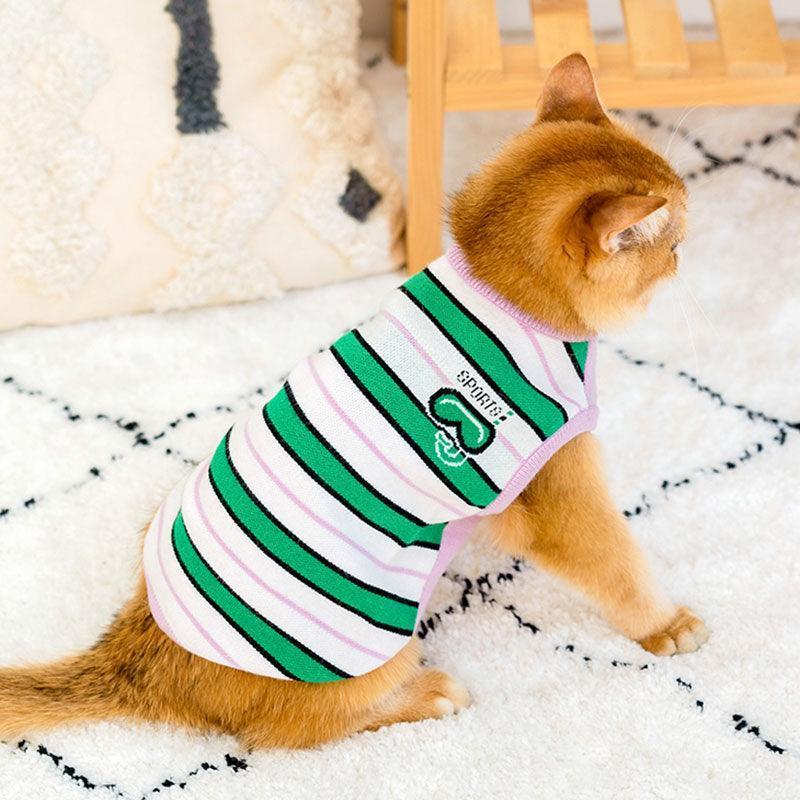 Cat Clothes 3 Color Winter Warm Sweater Vest