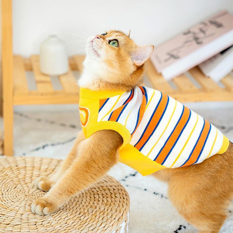 Cat Clothes 3 Color Winter Warm Sweater Vest