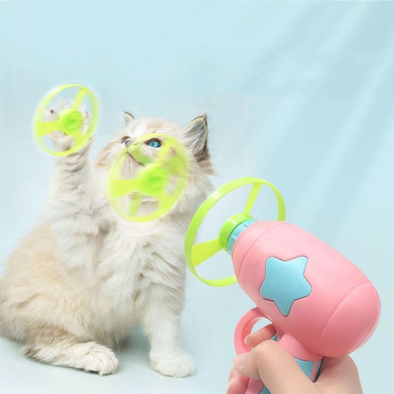 Cat Fetch Toy Pink Kitty Tracking Interactive Toys Set