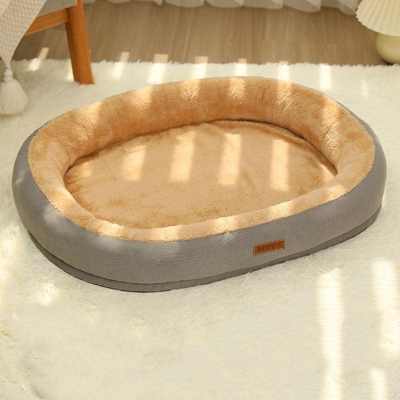 Cat Bed Mat Soft Grey Warm Sleeping Nest