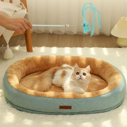 Cat Fluffy Bed 3 Color Large Warm Sleeping Mat - MEWCATS