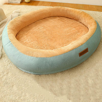 Cat Bed Mat Soft Blue Warm Sleeping Nest
