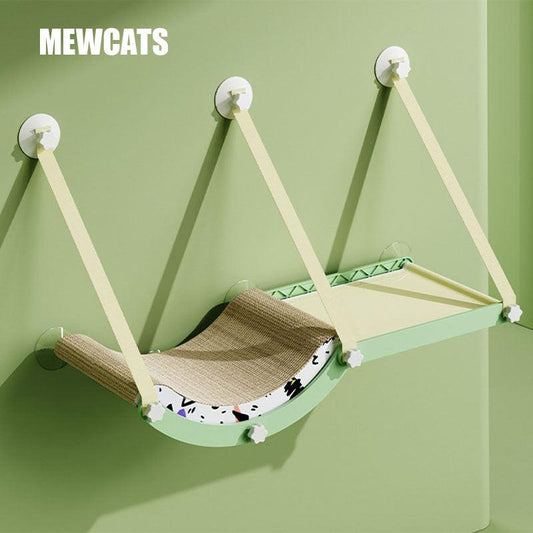 Cat Hammock Bed Window Scratching Board Nest Super Suction Cups