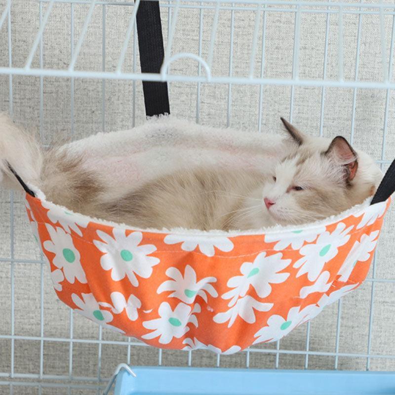 置物 maocat Cat Hammock for Cage 4 Color Adjustable Summer Bed – MEWCATS
