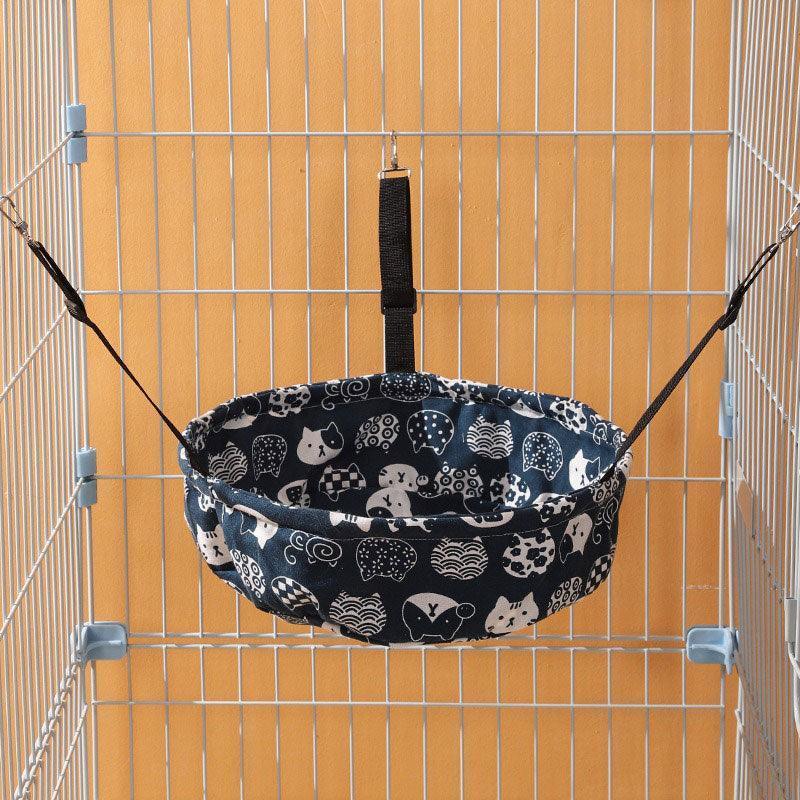 Cat Hammock for Cage 4 Color Adjustable Summer Bed - MEWCATS