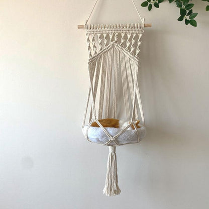 Cat Hammock Nest Handmade Cotton Rope Summer Swing Toy Bed