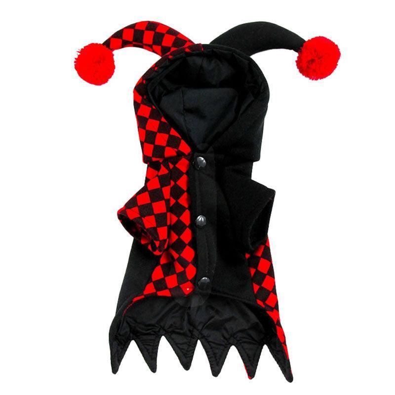 Cat Joker Costumes Pet Halloween Christmas Cosplay Dress Hoodie Funny Outfits