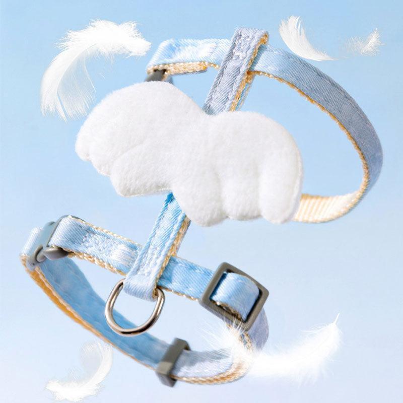 Cat Leash I-shaped 3 Color Kitty Harness With Wings - MEWCATS
