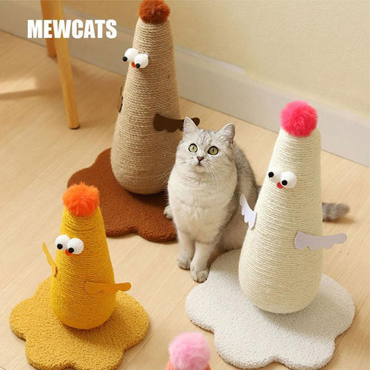 Cat Scratching Post 4 Color Kitty Tree Toys - MEWCATS