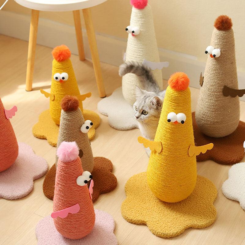 Cat Scratching Post 4 Color Kitty Tree Toys - MEWCATS