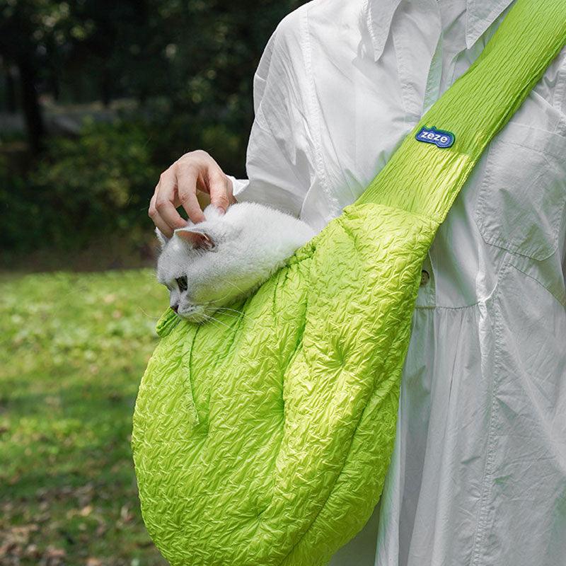 Cat Sling Bag Outdoor Portable Tote 2 Color Handbag - MEWCATS